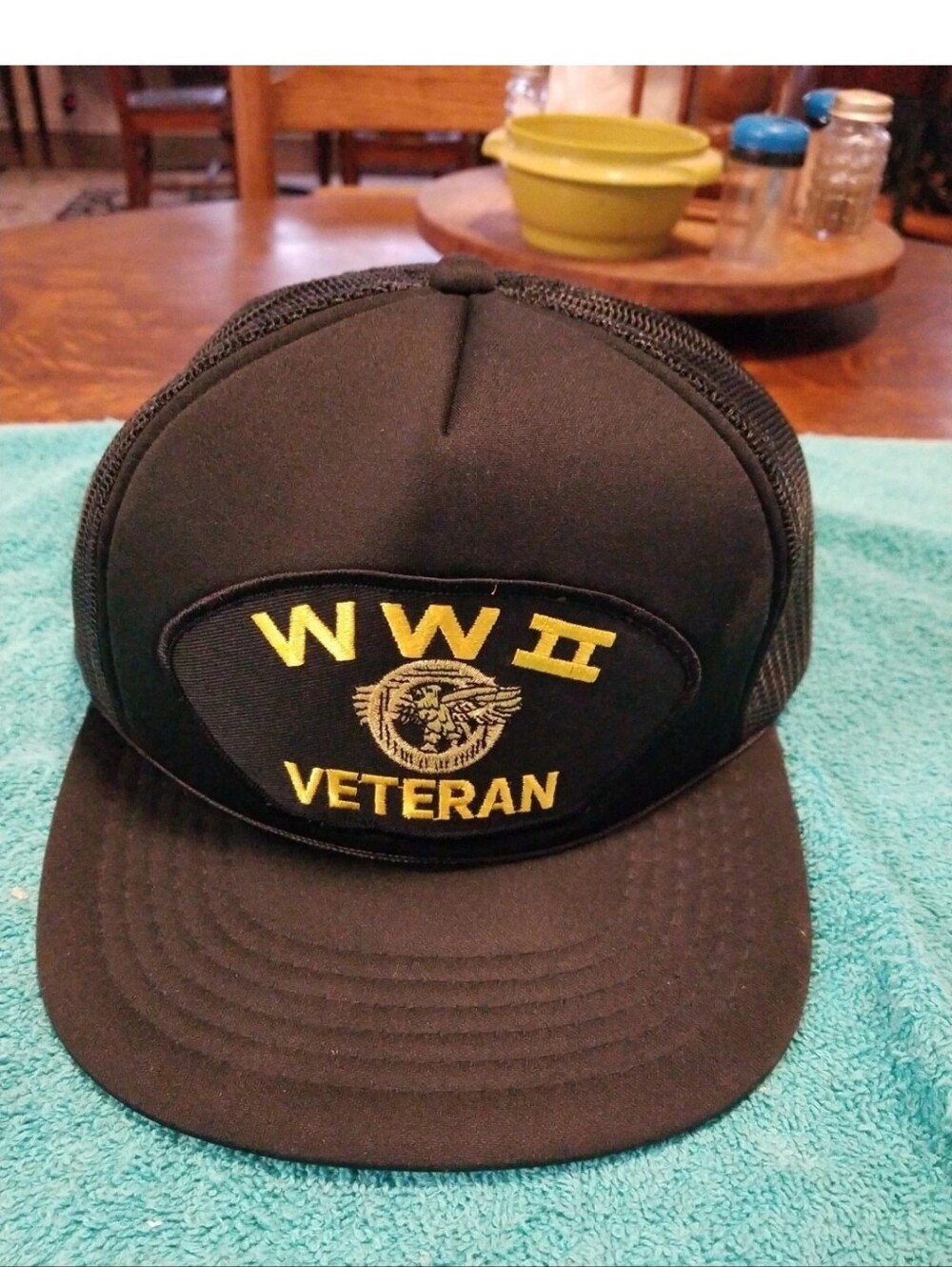 Youngan Hat Co. WWII VETERAN MILITARY CAP, USED